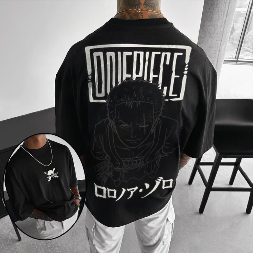 Summer Clothing Brands - Męska koszulka One Piece Roronoa Zoro