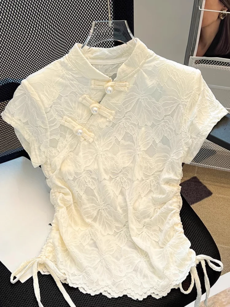 Chińskie koszule Styl Stójka S – Summer Clothing Drawing recenzja i cena